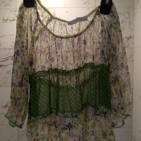 Zara Basic Baby Doll Ruffle Hem Dress - Picture 3 of 12